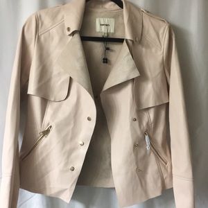 Moto jacket in Blush